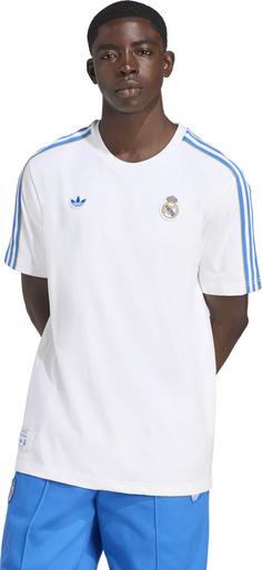 Rückansicht von adidas Real Madrid Icon Fanshirt Herren white-blubir