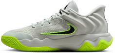 Rückansicht von Nike GIANNIS IMMORTALITY 4 Basketballschuhe Herren light silver-black-volt