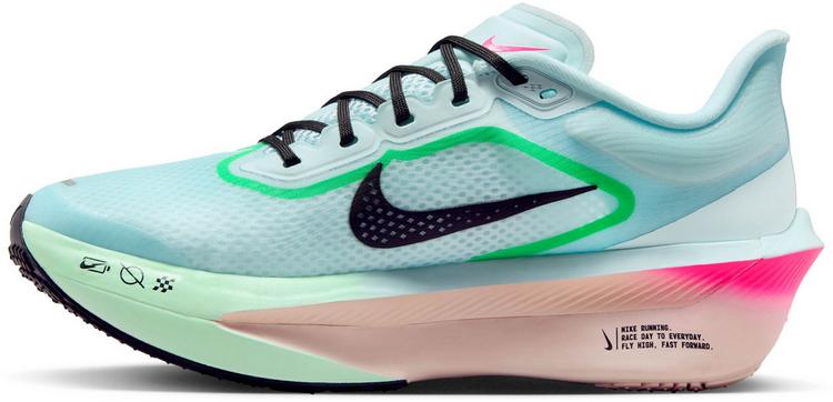 Nike Nike ZOOM FLY 6 Laufschuhe Damen - glacier ice-black-hyper pink-green shock - 0 | SportScheck