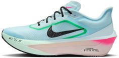 Rückansicht von Nike ZOOM FLY 6 Laufschuhe Herren glacier ice-black-hyper pink-green shock