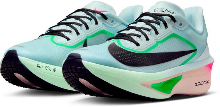 Nike Nike ZOOM FLY 6 Laufschuhe Damen - glacier ice-black-hyper pink-green shock - 3 | SportScheck