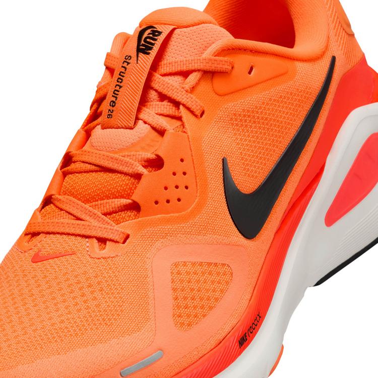 Nike Nike AIR STRUCTURE 26 Laufschuhe Herren - total orange-black-total crimson-chalk - 4 | SportScheck