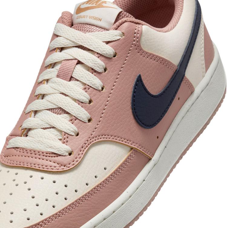Nike Nike Court Vision Sneaker Damen - particle pink-midnight navy-pale ivory - 4 | SportScheck