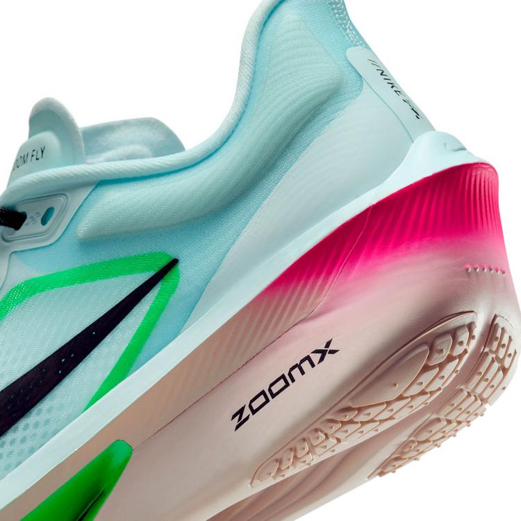 Nike Nike ZOOM FLY 6 Laufschuhe Damen - glacier ice-black-hyper pink-green shock - 5 | SportScheck