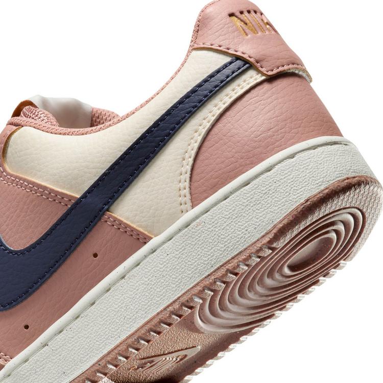 Nike Nike Court Vision Sneaker Damen - particle pink-midnight navy-pale ivory - 5 | SportScheck