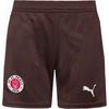 PUMA FC St. Pauli Funktionsshorts Kinder - espresso brown-puma white