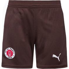 PUMA FC St. Pauli Funktionsshorts Kinder espresso brown-puma white