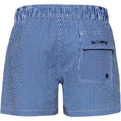 Rückansicht von BEST COMPANY Badeshorts Herren brilliant white-lapis blue