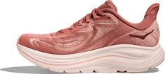 Rückansicht von HOKA Clifton 10 Laufschuhe Damen blush-rose latte