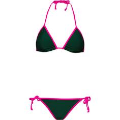BEST COMPANY Bikini Set Damen green-deep pink