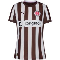 PUMA FC St. Pauli 25-26 Heim Fußballtrikot Damen espresso brown-puma white