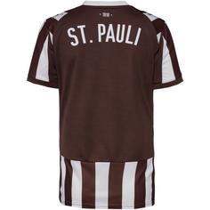 Rückansicht von PUMA FC St. Pauli 25-26 Heim Fußballtrikot Herren espresso brown-puma white