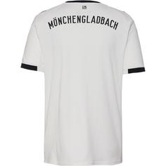 Rückansicht von PUMA Borussia Mönchengladbach 25-26- Heim Fußballtrikot Herren warm white-puma black