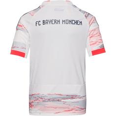 Rückansicht von adidas FC BayernMünchen 25-26 Auswärts Fußballtrikot Kinder white