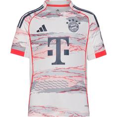 adidas FC BayernMünchen 25-26 Auswärts Fußballtrikot Kinder white