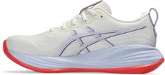 Rückansicht von ASICS GEL-CUMULUS 27 TOKYO Laufschuhe Damen cream-edo purple