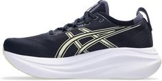 Rückansicht von ASICS GEL-NIMBUS 27 Laufschuhe Herren midnight-vanilla