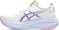 Rückansicht von ASICS GEL-NIMBUS 27 TOKYO Laufschuhe Herren cream-edo purple