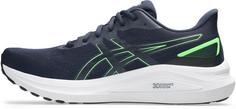 Rückansicht von ASICS GEL-KINJO 2 Laufschuhe Herren midnight- green gecko