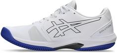 Rückansicht von ASICS SOLUTION SWIFT FF 2 CLAY Tennisschuhe Herren white-dark cobalt