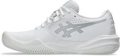 Rückansicht von ASICS GEL-CHALLENGER 15 CLAY Tennisschuhe Damen white-pure silver