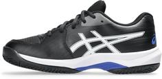 Rückansicht von ASICS GEL-GAME GS CLAY-OC Tennisschuhe Kinder black-white