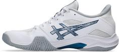 Rückansicht von ASICS BLADE FF 2 Hallenschuhe Herren white-mako blue