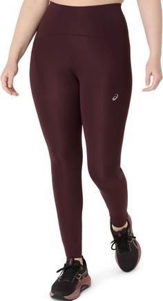 Rückansicht von ASICS ROAD Lauftights Damen dark currant