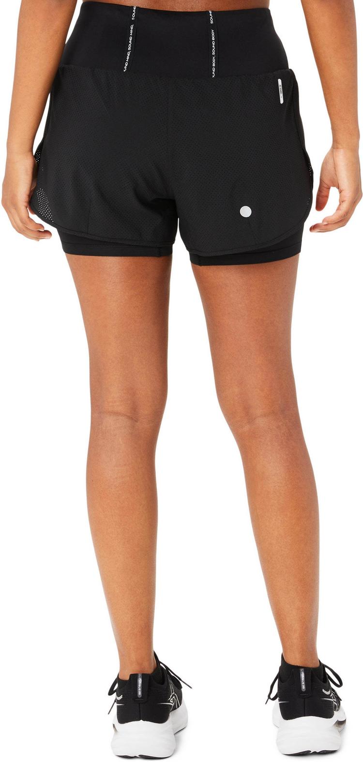 ASICS ASICS ROAD 2-N-1 3.5IN Funktionsshorts Damen - performance black-performance black - 1 | SportScheck