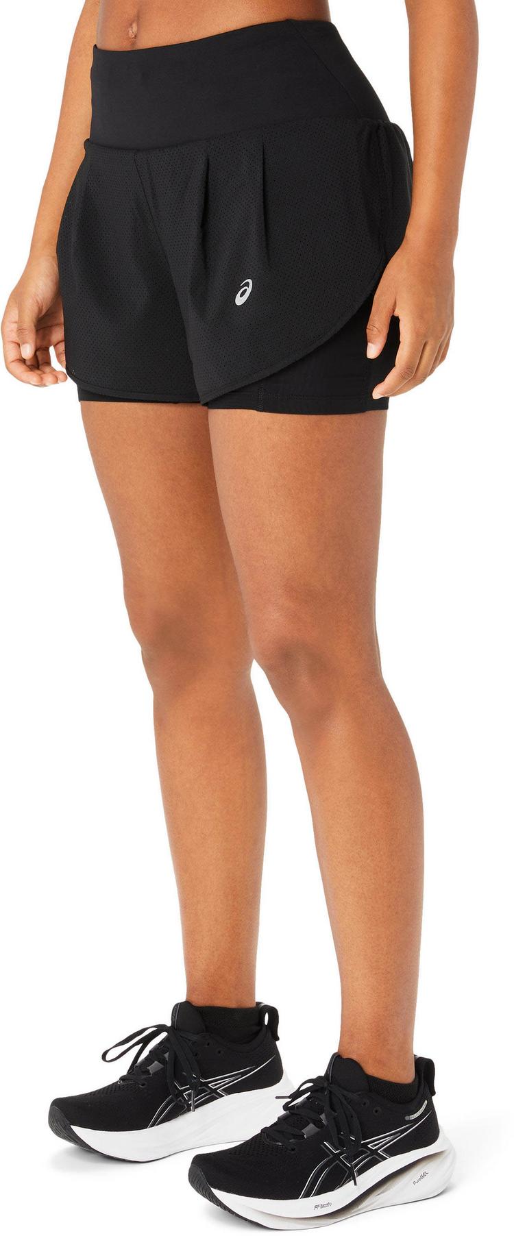 ASICS ASICS ROAD 2-N-1 3.5IN Funktionsshorts Damen - performance black-performance black - 2 | SportScheck