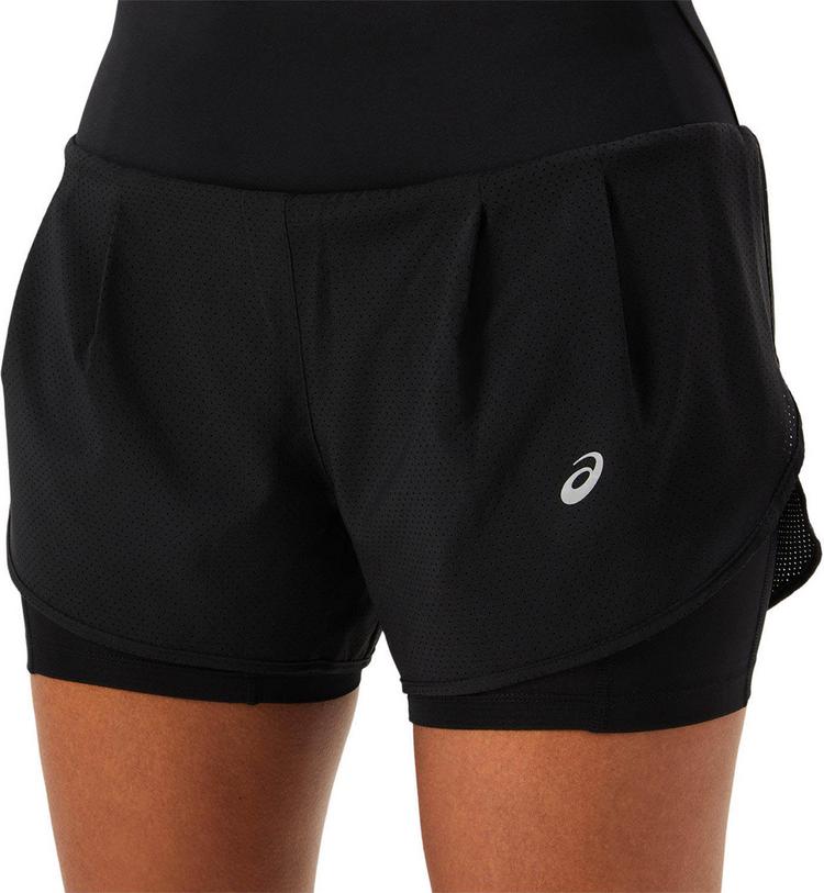 ASICS ASICS ROAD 2-N-1 3.5IN Funktionsshorts Damen - performance black-performance black - 4 | SportScheck