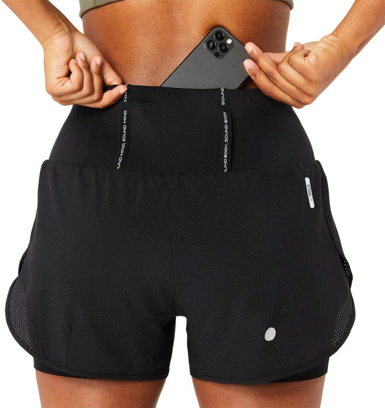 ASICS ASICS ROAD 2-N-1 3.5IN Funktionsshorts Damen - performance black-performance black - 9 | SportScheck