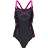 Arena Graphic Pro Schwimmanzug Damen - black-shocking pink