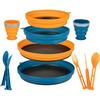 McKinley Kochgeschirr Eating set SIL I 2P Campinggeschirr - blue dark-orange