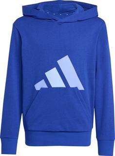 adidas BIG LOGO Hoodie Kinder team royal blue-blue fusion-glow blue