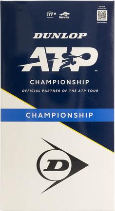Rückansicht von Dunlop ATP Championship Tennisball yellow