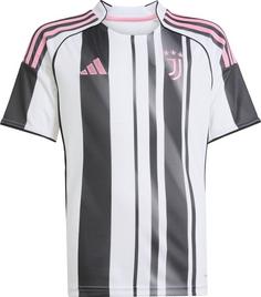 adidas Juventus Turin 25-26 heim Fußballtrikot Kinder white-black