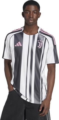 Rückansicht von adidas Juventus Turin 25-26 heim Fußballtrikot Herren white-black