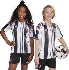 Rückansicht von adidas Juventus Turin 25-26 heim Fußballtrikot Kinder white-black