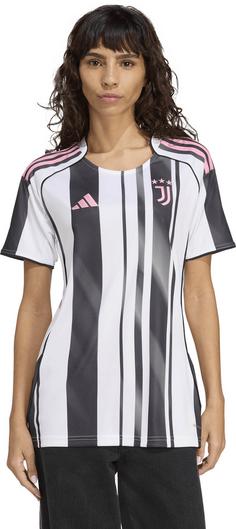 Rückansicht von adidas Juventus Turin 25-26 heim Fußballtrikot Damen white-black