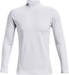 Under Armour Armour Fitted Mock Funktionsshirt Herren - white