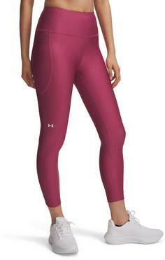 Rückansicht von Under Armour HEATGEAR ARMOUR 7/8-Tights Damen red