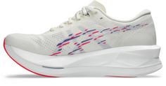 Rückansicht von ASICS SONICBLAST Laufschuhe Herren cream-blue fade