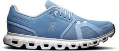 On Cloud 6 Sneaker Damen chambray-white