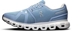 Rückansicht von On Cloud 6 Sneaker Damen chambray-white