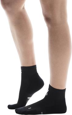 Rückansicht von On Core Run Sock Mid 2P Laufsocken black