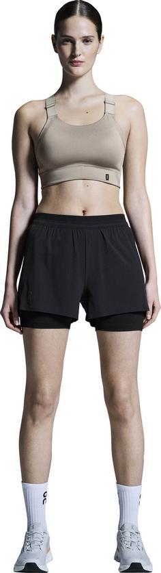 Rückansicht von On Performance 2in1 Short Funktionsshorts Damen black