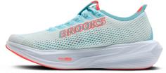 Rückansicht von Brooks Hyperion 3 Laufschuhe Damen white-pink clay-atomizer
