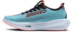 Rückansicht von Brooks Hyperion 3 Laufschuhe Herren atomizer-black-pink clay