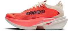 Rückansicht von Brooks Hyperion Max 3 Laufschuhe Damen coconut-fiery coral-atomizer